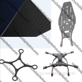 3K CNC dijelovi od karbonskih vlakana za quadcopter / drone